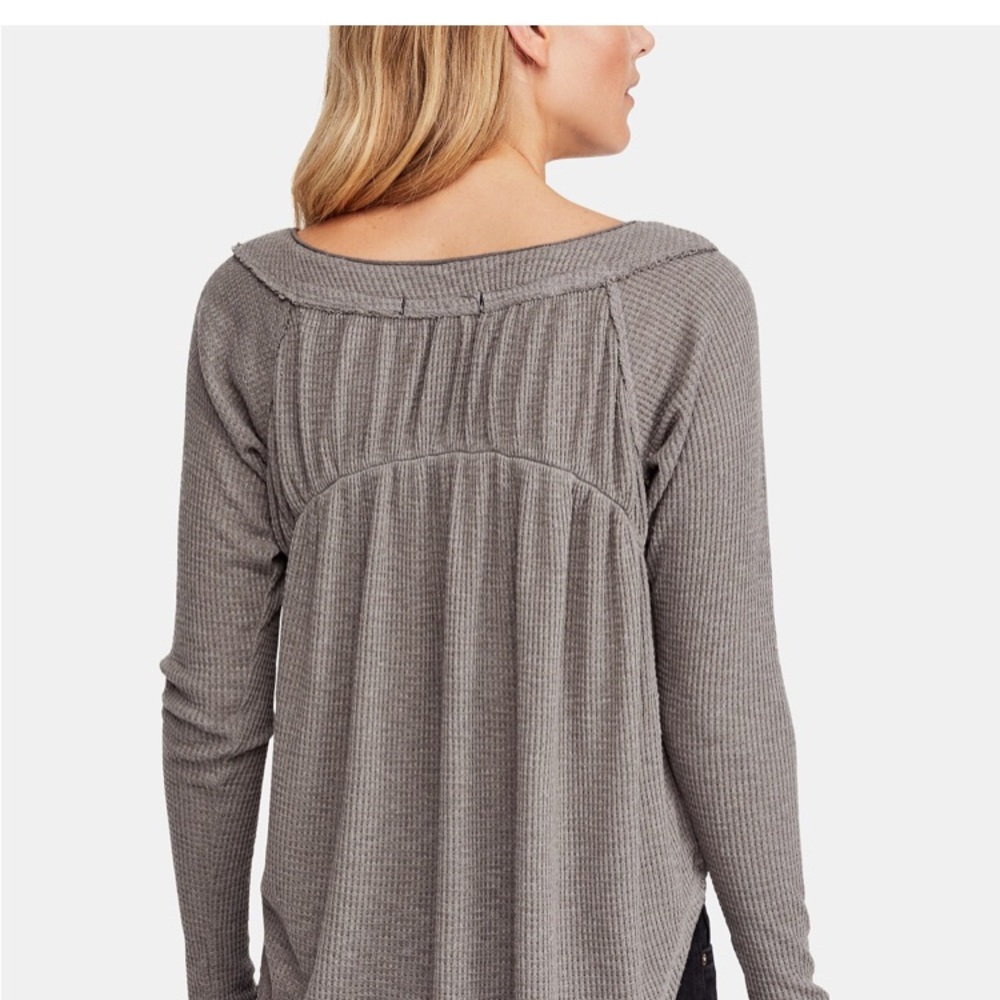 NEW Free People NWT Must Have Henley - Picture 3 of 7